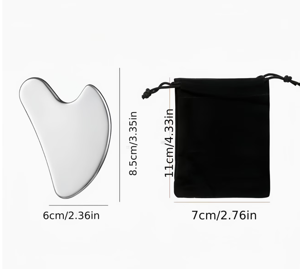 Saint Beauty Stainless Steel Gua Sha Facial Tool