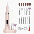 Electric Nail Drill Set – White Background