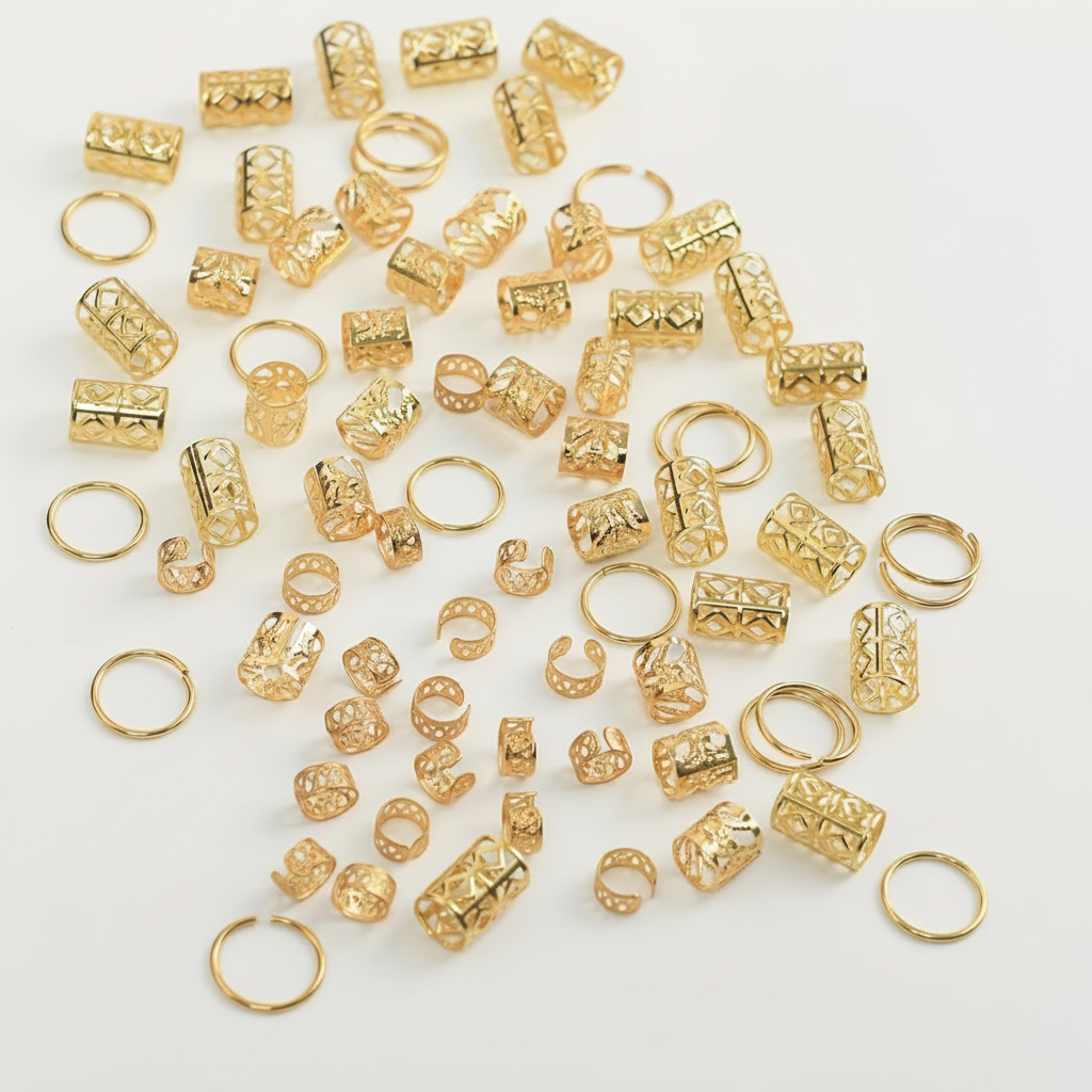 Luxury Gold Hair Jewelry Set
