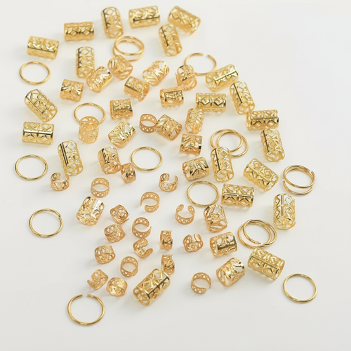 Luxury Gold Hair Jewelry Set