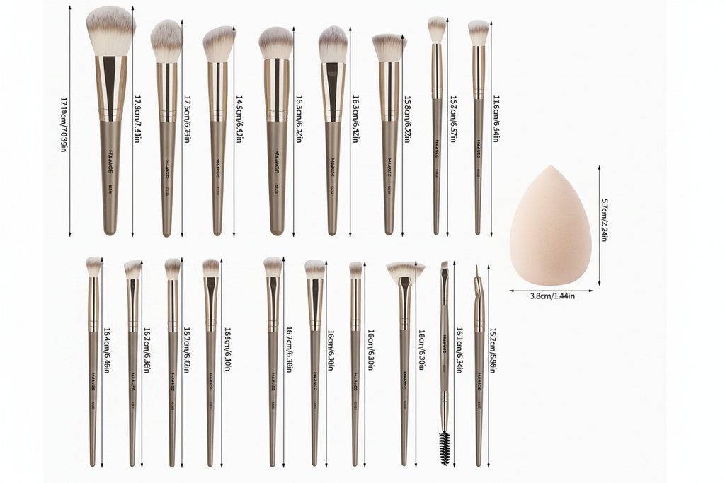 MAANGE Brush Size Chart Enhanced