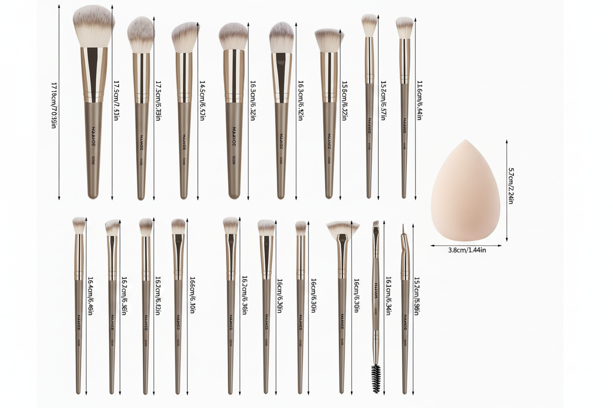 MAANGE Brush Size Chart Enhanced